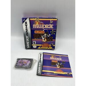 Millipede / Super Breakout / Lunar Lander (Nintendo Game Boy Advance, 2005) CIB